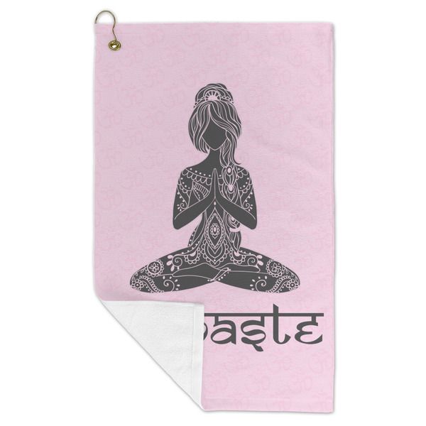 Lotus Pose Microfiber Golf Towels - FOLD