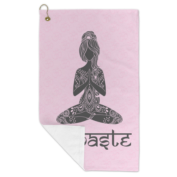 Lotus Pose Microfiber Golf Towels - FOLD