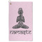 Lotus Pose Microfiber Golf Towel - Large