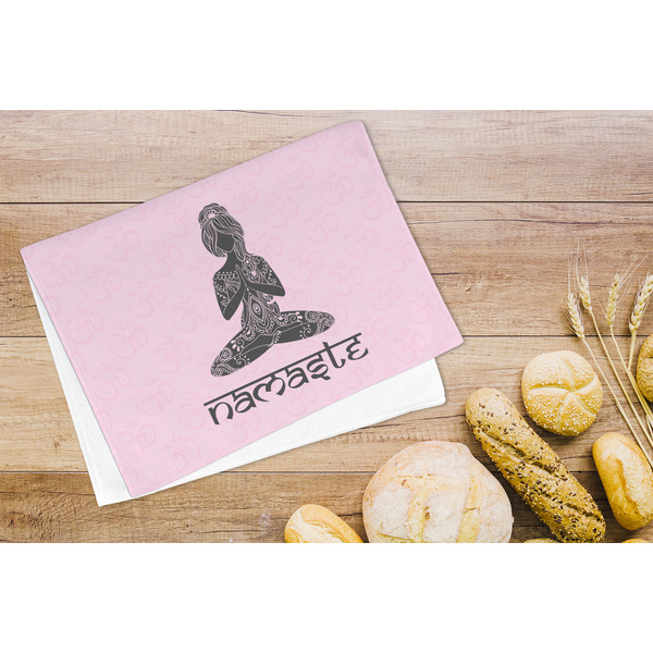 Lotus Pose Microfiber Kitchen Towel - LIFESTYLE