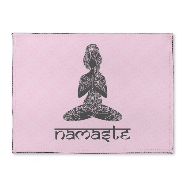 Custom Lotus Pose Microfiber Screen Cleaner (Personalized)