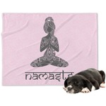 Lotus Pose Dog Blanket - Regular (Personalized)