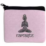 Lotus Pose Rectangular Coin Purse (Personalized)