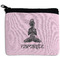 Lotus Pose Neoprene Coin Purse - Front