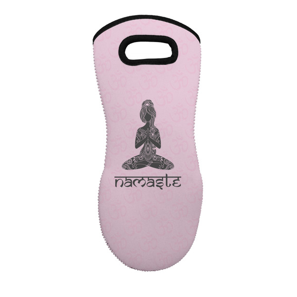 Custom Lotus Pose Neoprene Oven Mitt