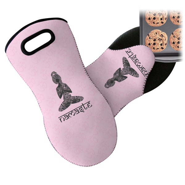 Lotus Pose Neoprene Oven Mitt