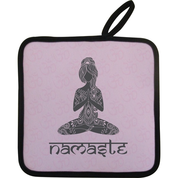 Lotus Pose Neoprene Pot Holder