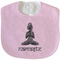 Lotus Pose Velour Baby Bib