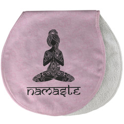 Lotus Pose Burp Pad - Velour