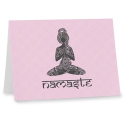 Lotus Pose Note cards (Personalized)