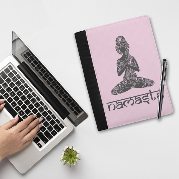 Lotus Pose Notebook Padfolio - LIFESTYLE (large)