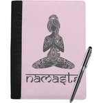Lotus Pose Notebook Padfolio - Large