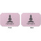 Lotus Pose Octagon Placemat - Double Print Front and Back
