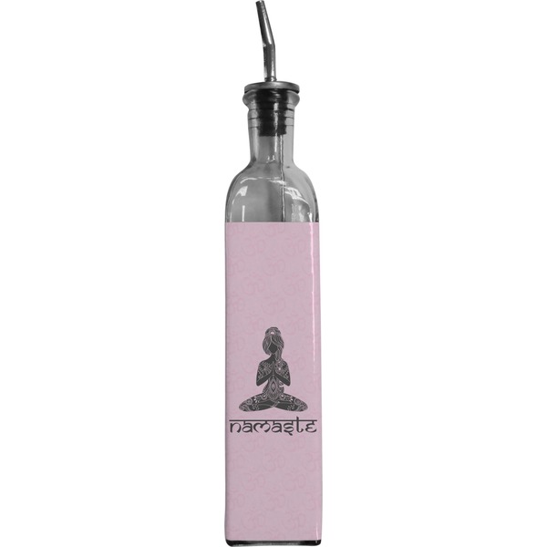 Custom Lotus Pose Oil Dispenser Bottle (Personalized)