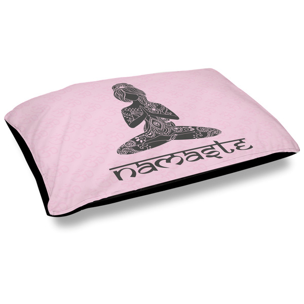 Custom Lotus Pose Outdoor Dog Bed - Large