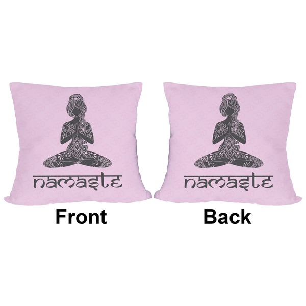Lotus Pose Outdoor Pillow - 20x20