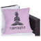 Lotus Pose Outdoor Pillow (Personalized)