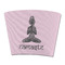 Lotus Pose Party Cup Sleeves - without bottom - FRONT (flat)
