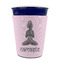 Lotus Pose Party Cup Sleeves - without bottom - FRONT (on cup)