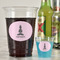 Lotus Pose Party Cups - 16oz - In Context