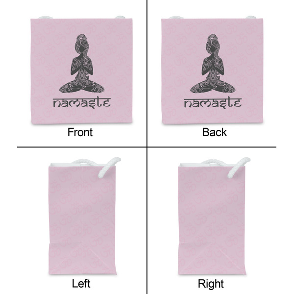 Lotus Pose Party Favor Gift Bag - Matte - Approval