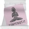 Lotus Pose Minky Blanket (Personalized)