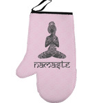 Lotus Pose Left Oven Mitt (Personalized)