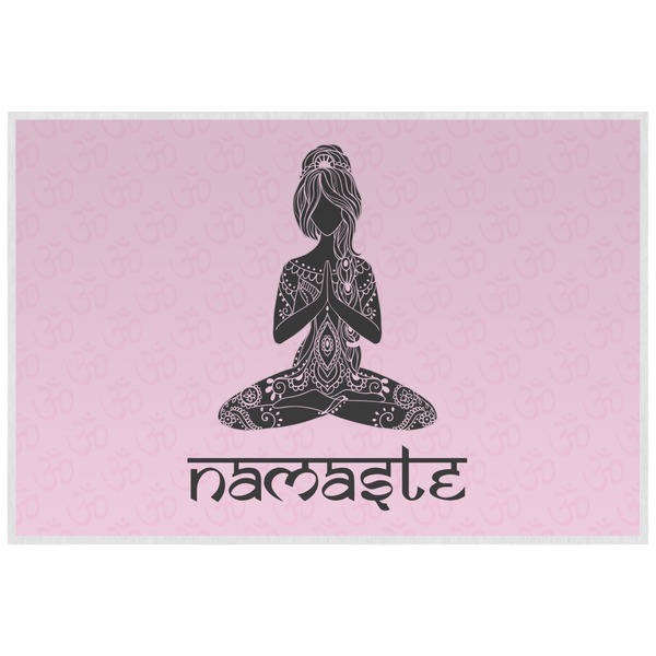 Lotus Pose Personalized Placemat (Back)