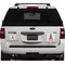 Lotus Pose Personalized Square Car Magnets on Ford Explorer