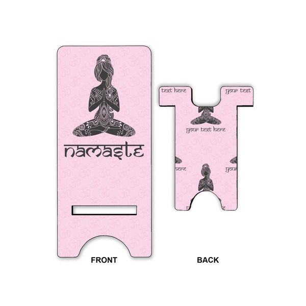 Lotus Pose Phone Stand - Front & Back