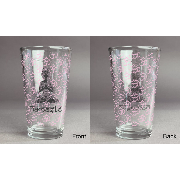 Lotus Pose Pint Glass - Full Fill w Transparency - Approval
