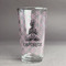 Lotus Pose Pint Glass - Full Fill w Transparency - Front/Main