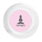 Lotus Pose Plastic Party Dinner Plates - Approval