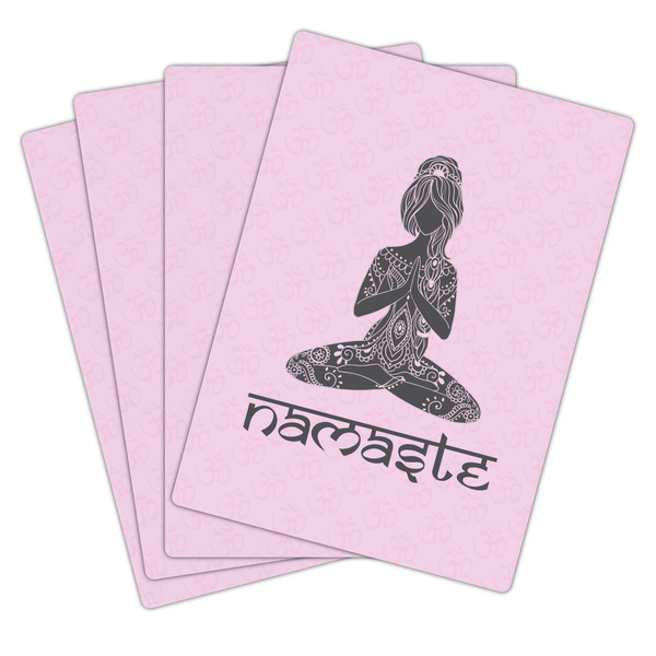 Lotus Pose Playing Cards - Hand Back View