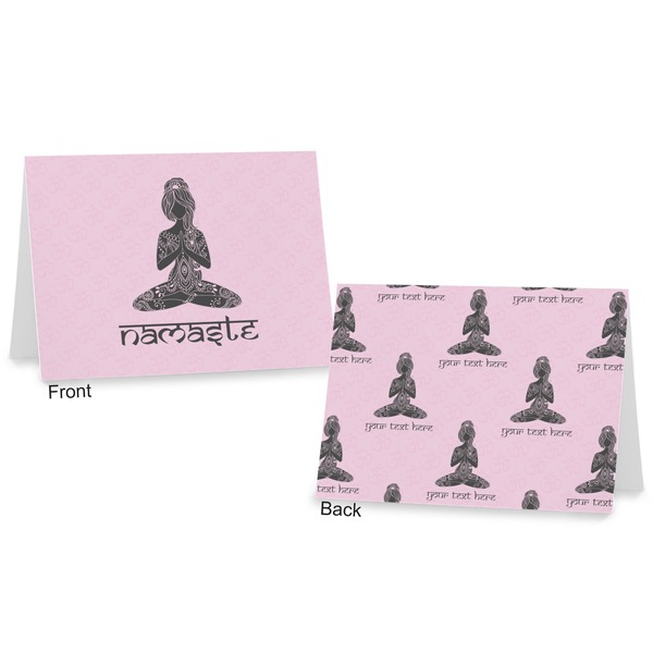 Lotus Pose Postcard - Front and Back