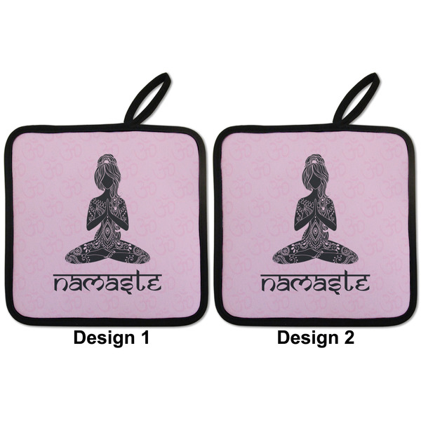 Lotus Pose Pot Holders - Set of 2 APPROVAL
