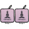 Lotus Pose Pot Holders - Set of 2 APPROVAL