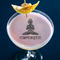 Lotus Pose Printed Drink Topper - XLarge - In Context