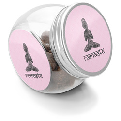 Lotus Pose Puppy Treat Jar (Personalized)