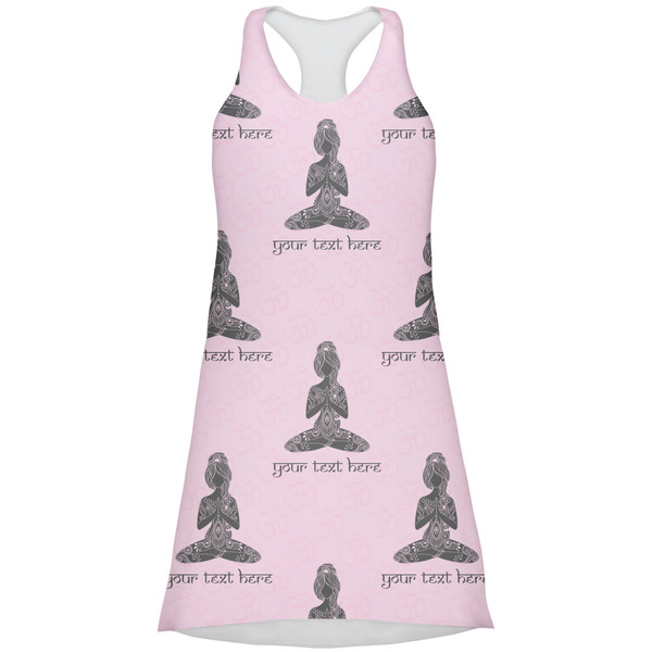 Custom Lotus Pose Racerback Dress - Large (Personalized)