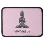 Lotus Pose Iron On Rectangle Patch