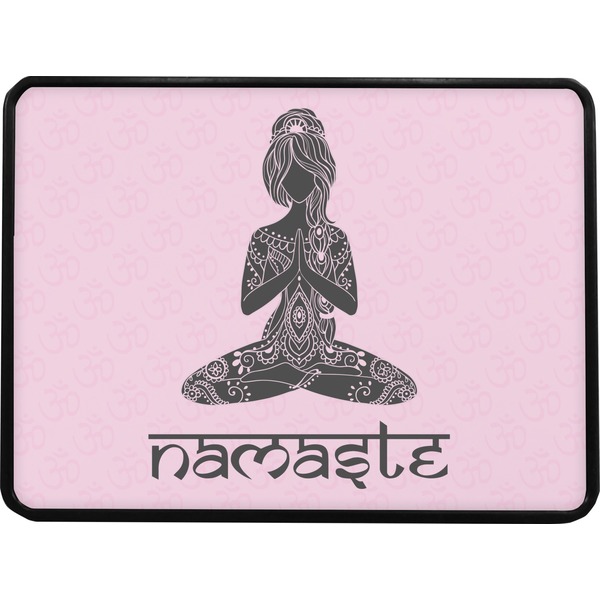 Lotus Pose Rectangular Car Hitch Cover w/ FRP Insert (Select Size)