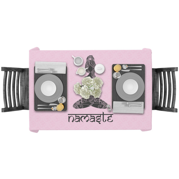 Lotus Pose Rectangular Tablecloths - LIFESTYLE