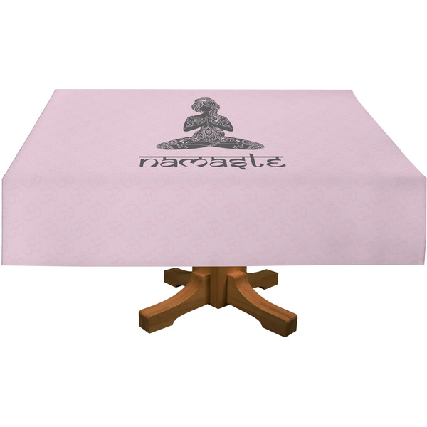 Lotus Pose Rectangular Tablecloths (Personalized)