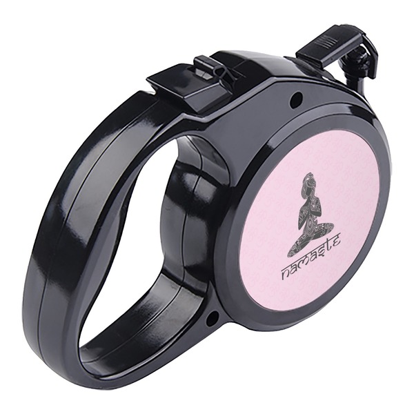 Lotus Pose Retractable Dog Leash - Angle