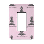 Lotus Pose Rocker Style Light Switch Cover - Single Switch