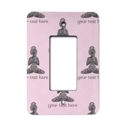 Lotus Pose Rocker Style Light Switch Cover