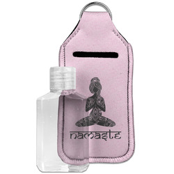 Lotus Pose Hand Sanitizer & Keychain Holder - Large