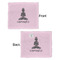 Lotus Pose Security Blanket - Front & Back View