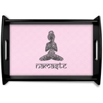 Lotus Pose Wooden Tray